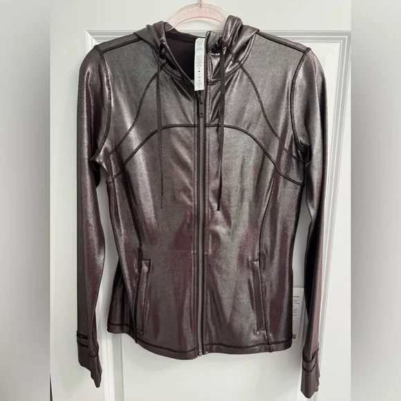 Lululemon Platinum Fitted Zip-Up Jacket with Hood NWT - Picture 5 of 5